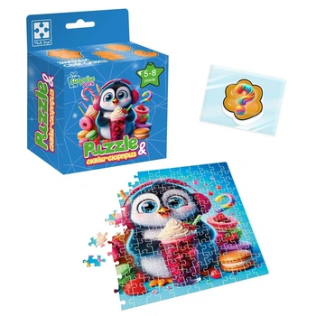 Гра розвиваюча пазли із сюрпризом "Пінгвінятко" Vladi Toys (273479)