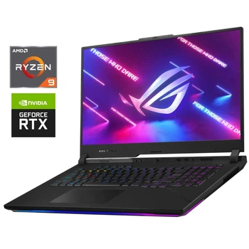 Игровой ноутбук Asus ROG Strix SCAR 17 G733PYV / 17.3” (2560x1440) IPS / AMD Ryzen 9 7945HX3D (16 (32) ядер по 2.3 - 5.4 GHz) / 32 GB DDR5 / 2000 GB SSD / nVidia GeForce RTX 4090, 16 GB GDDR6, 256-bit / WebCam / Win 11 Pro б/у