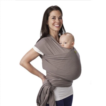Слинг-шарф SUNROZ Baby Carrier Sling 4,5x0,54м Светло-Серый (SUN0973)