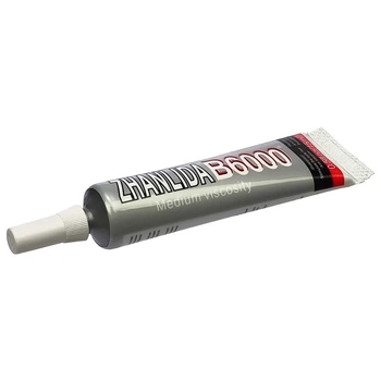 Клей силіконовий B-6000, прозорий, 15ml, в тюбику з дозатором