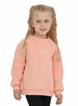 Свитшот на флисе Toontoy Персиковый 98 см 24909 (566561)