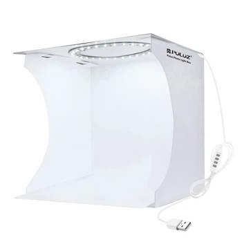 Лайткуб (фотобокс) Puluz PU5023 LED (24 х 23 х 22 см) белый