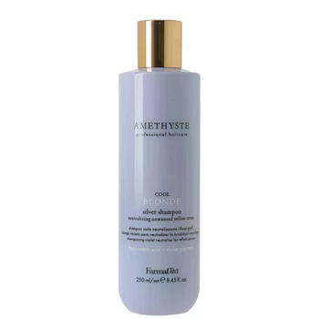 Фиолетовый шампунь FarmaVita для нейтрализации желтизны Cool Blonde Amethyste Silver Shampoo 250 мл