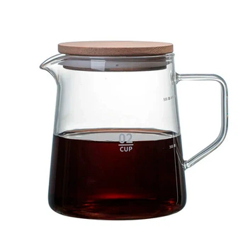 Сервер Ecocoffeetools S900 стеклянный 500 мл графин для приготовления кофе заварник для пуровера