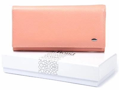 Женский кожаный кошелек Dr.Bond W10501 pink