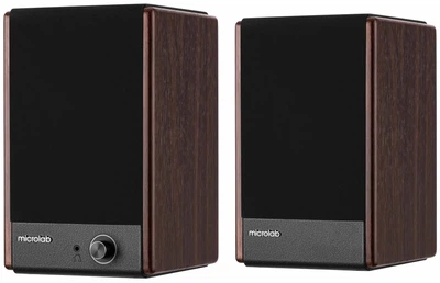 Акустична система MICROLAB SOLO 4 2.0, 60w, mini-jack/, коричневий