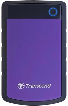 Портативний жорсткий диск 2TB USB 3.1 StoreJet 25H3 Фіолетовий Transcend 000321697