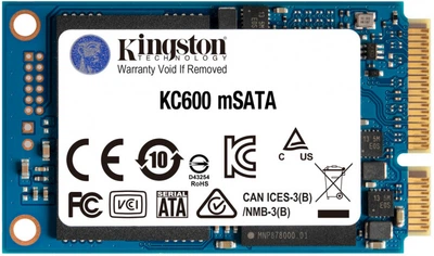 Накопитель SSD Kingston mSATA 256GB 3D TLC SATA 3 (694323)