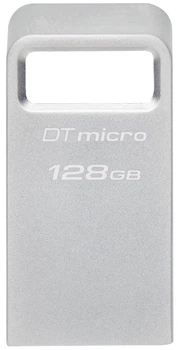 Накопичувач Kingston 128GB USB 3.2 Type-A Gen1 DT Micro R200MB/s Metal