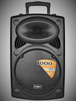 Колонка акумуляторна UKC BT15A USB, Bluetooth, 2 мікрофони