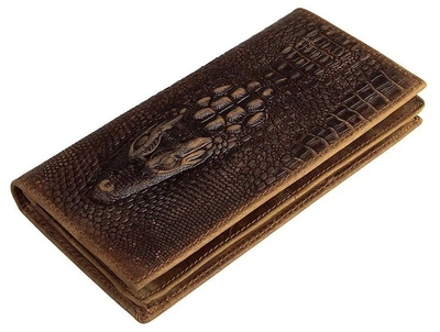 Купюрник мужской Vintage 14381 кожаный Коричневый, Коричневый