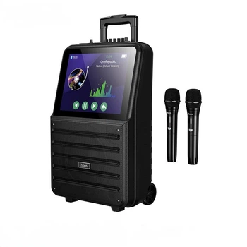 Портативна колонка Bluetooth HOCO DS70 RGB outdoor karaoke 60W Black
