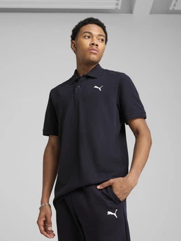 Поло длинное мужское Puma Essentials Foundation 68255416 L New Navy (4067983318870)