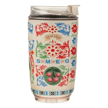 Термокружка Smeg Dolce & Gabbana для горячих и холодных напитков . 240 мл .