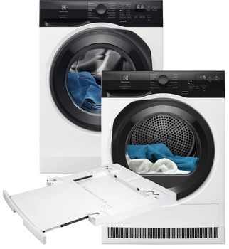 Комплект машин Electrolux Пральна EW6F9482U + Сушильна EW6D98BEU + Планка E1WYHSK2
