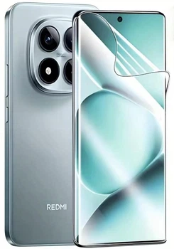 Гидрогелевая защитная пленка для смартфона Xiaomi Redmi Note 14 Pro (4G, 5G) / Прозрачная