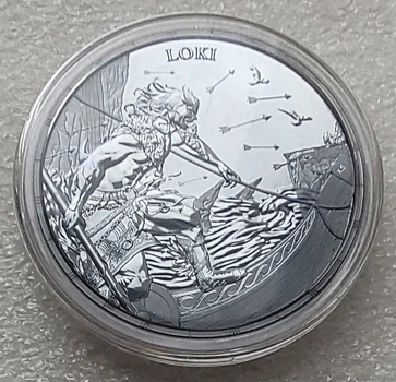 Срібна монета Рагнарек: Локі Loki Germania Mint 2025