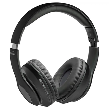 Наушники Bluetooth Walker WBT-71, накладные беспроводные с микрофоном, Bluetooth 5.1, AUX, microSD, до 6 ч, черный цвет