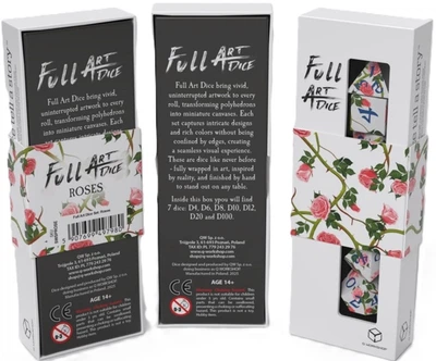 Набір кубиків для гри Q Workshop Full Art Троянди (5907699497980)