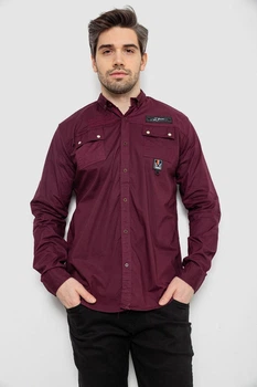 Рубашка AGER XXL Бордовый 186R01-1