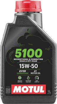 Моторна олива Motul 5100 4T 15W-50 1 л (104080)