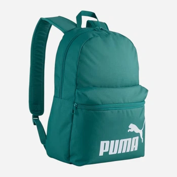 Рюкзак спортивний 22 л вміщує формат А4 Puma Phase Essentials 09116429 Emerald Ice (4069162047267)