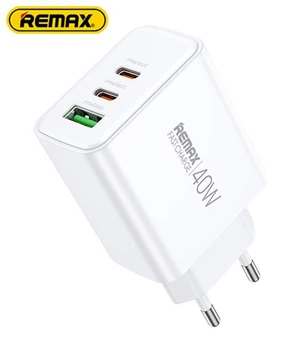 Зарядний пристрій 40W REMAX Kiddy Series 40Вт A+2C Fast Charger RP-U123