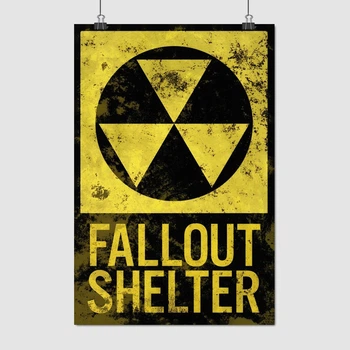 Постер Фаллаут, Fallout Shelter, постапокалипсис, фантастика, A1 90×60 см (id7255)
