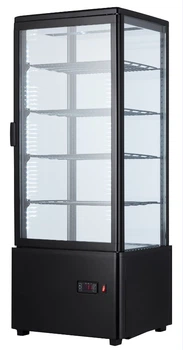 Шкаф-витрина холодильная EWT INOX RT98B black MO-62801