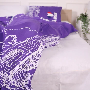Простынь MirSon Бязь 19-0426 Fucsia 150 х 220 см (2200001164789)