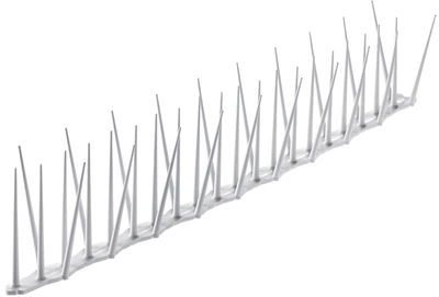 Шипи для відлякування птахів Kadax Dierre 12 шт Білі (K10040)