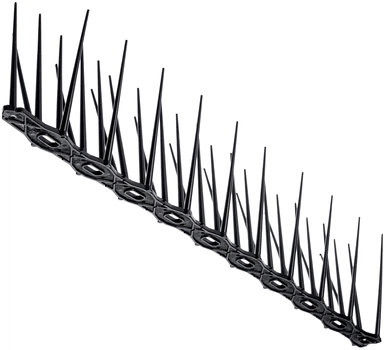 Шипи для відлякування птахів Kadax Dierre 24 шт Чорні (K10056)
