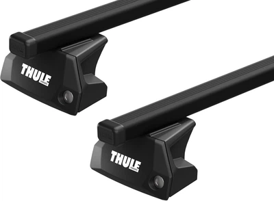 Багажник на інтегровані рейлінги Thule SquareBar Evo для Volvo V40 (mkII)(Cross Country) 2012-2019 (TH 7122-7106-6134)
