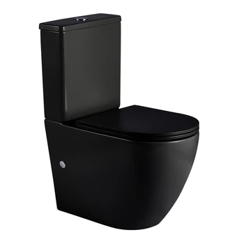 Унитаз напольный IMPRESE LESNA i11507 black, черный