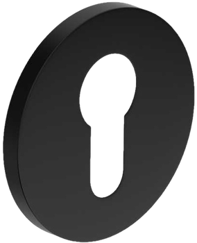 Rozeta na wkładkę Metal-Bud 101128353 BELLA R SLIM Czarna (5907354081561)