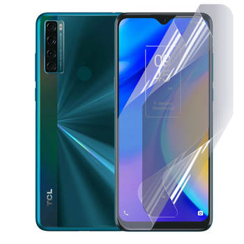 Антишпион приватная плёнка гидрогелевая для смартфона TCL 20E противоударная прозрачная