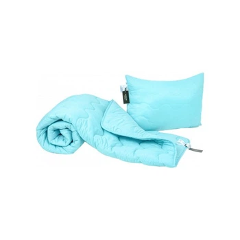 Одеяло MirSon Набор BamBoo №1682 Eco Light Blue Одеяло 200х220 + подушка (2200002655682) MirSon 2200002655682 876042