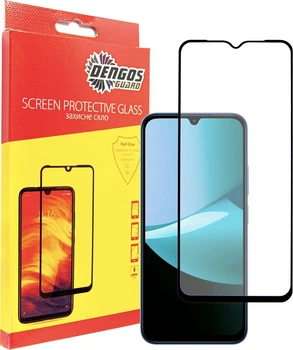 Защитное стекло DENGOS для смартфона Xiaomi Redmi 15C Black (TGFG-414)