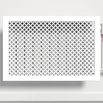 Решетка на батарею декоративная SMARTWOOD R2041 300 мм Белый (R20411104)
