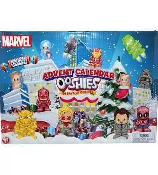 Набір ігрових фігурок OOSHIES – АДВЕНТ-КАЛЕНДАР МАРВЕЛ (24 фігурки)