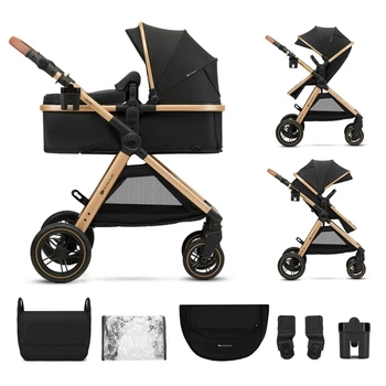 Універсальна коляска-трансформер 2 в 1 Kinderkraft Esme Black, 5902533929665