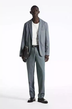 Штани чоловічі COS tailored twill trousers - straight 1217343002 44 Блакитний