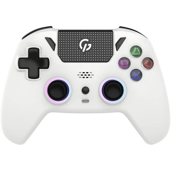 Геймпад GamePro GPS20W 2.4G/BT 5.1/USB (Switch/PC/PS/iOS/Android) RGB White (GPS20W)
