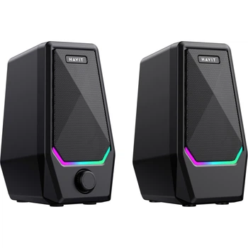 Акустична система Havit SK768 USB RGB Black (6939119042585)