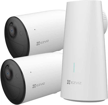 Система видеонаблюдения EZVIZ HB3-2 2K с 2 камерами Wifi 5200 мАч