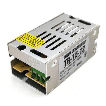 Блок питания Biom 15W 12V 1.25A IP20 TR-15-12