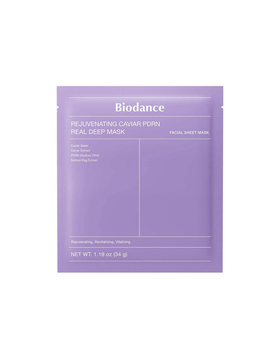 Омолаживающая гидрогелевая маска Biodance Rejuvenating Caviar PDRN Real Deep Mask с икрой и PDRN, 34 грамм 1 шт