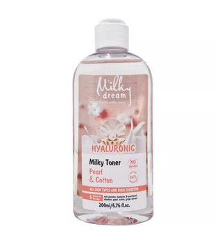 Зволожувальний молочний тонер Milky Dream Hyaluronic для обличчя 200 мл