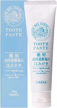 Антибактеріальна зубна паста Yamada Bee Farm Medicated Toothpaste з екстрактом прополісу 100 г (4930830051063)