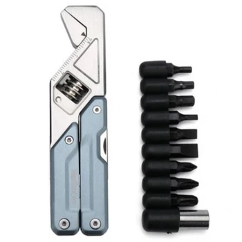 Мультитул NexTool Light Wrench W2 Серый/Голубой (1047-NE20293A)